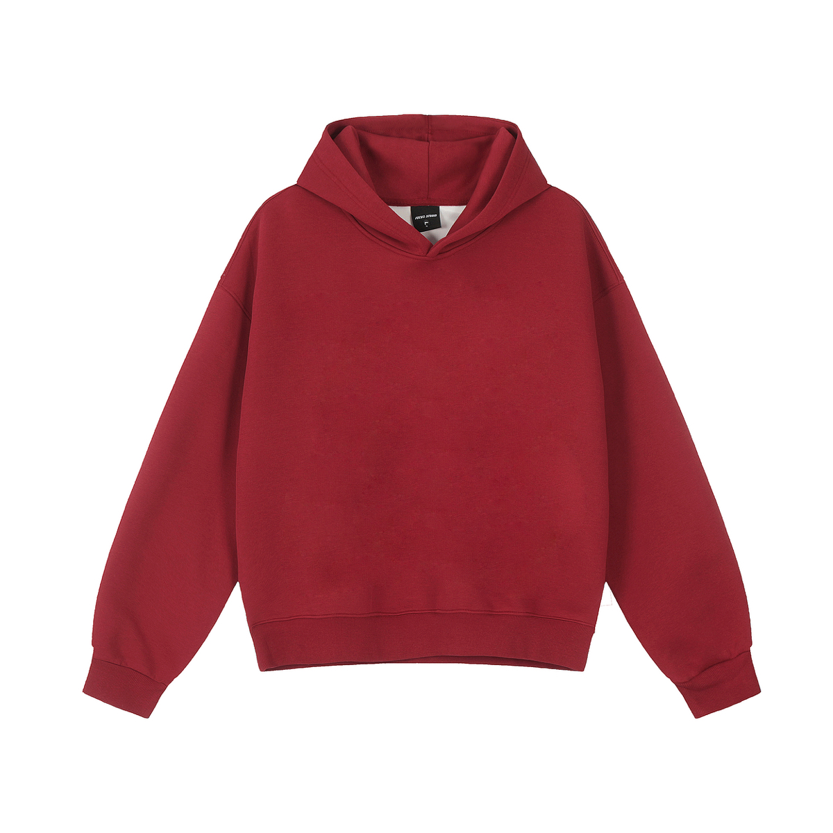 Focus Storm American Retro Heavyweight Solid Color Hooded Sweatshirt 80000# zx - Focus Storm