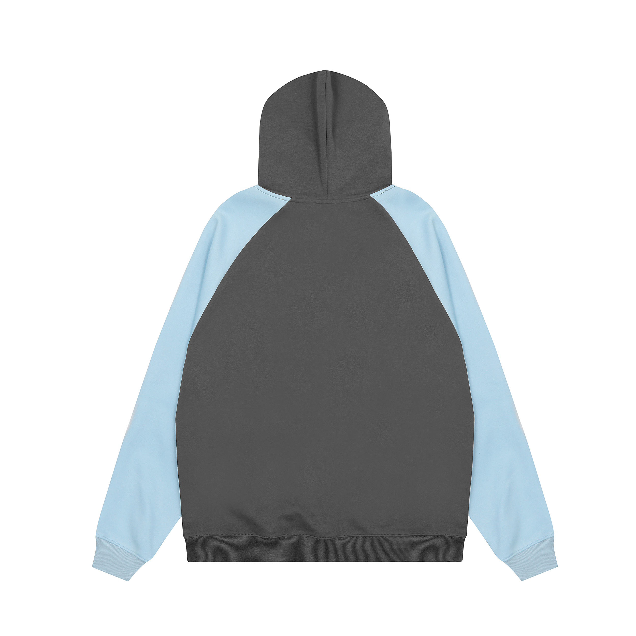 Focus Storm American Retro Raglan Hooded Sweatshirt Women's Dopamine Autumn Outfit Pullover M108X# zx - Focus Storm