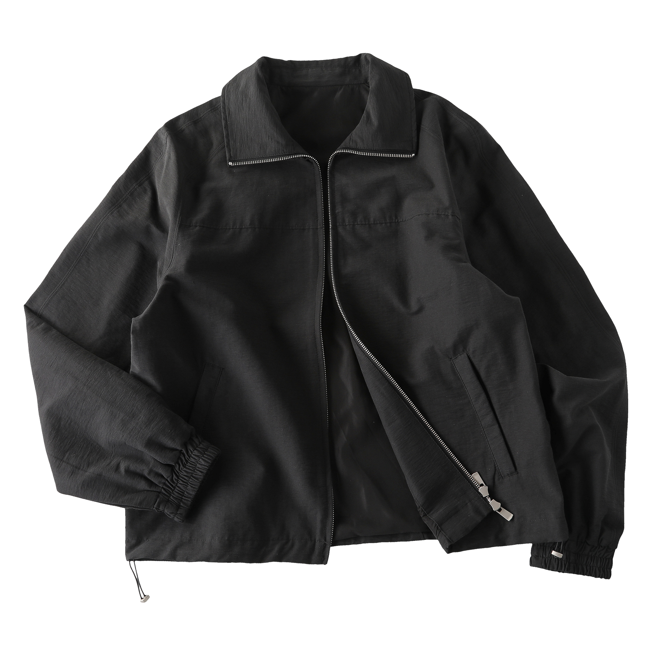 2026 Early Spring! Focus Storm American Vintage Simple Solid Color Jacket Men's Casual Loose Short Jacket 88020# zx - Focus Storm